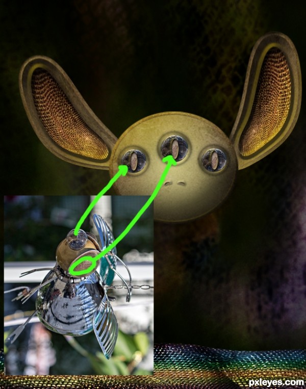 Creation of Three Eyed: Step 6