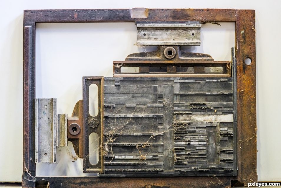 Matrix for a Heidelberg Degel printing press