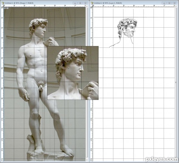 Creation of David-von.Michelangelo: Step 4