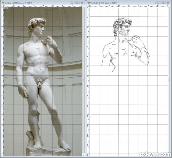 Creation of David-von.Michelangelo: Step 5