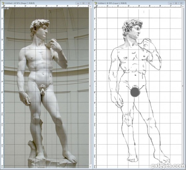 Creation of David-von.Michelangelo: Step 8