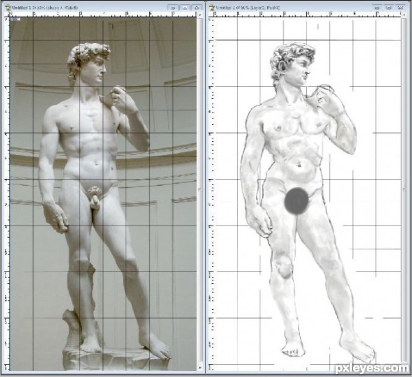 Creation of David-von.Michelangelo: Step 9
