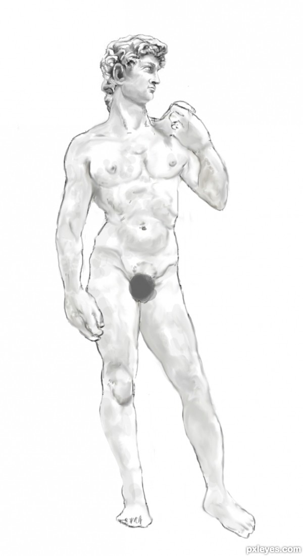 Creation of David-von.Michelangelo: Step 10