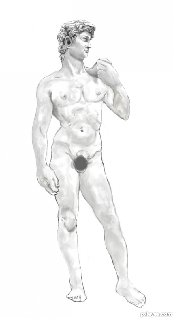 Creation of David-von.Michelangelo: Step 11