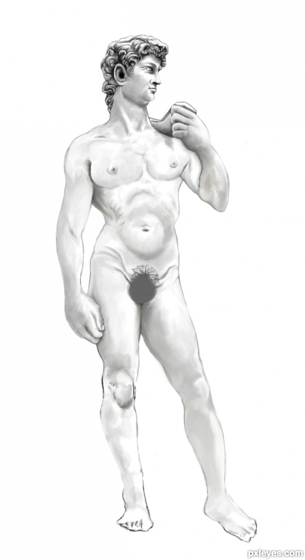 Creation of David-von.Michelangelo: Step 13