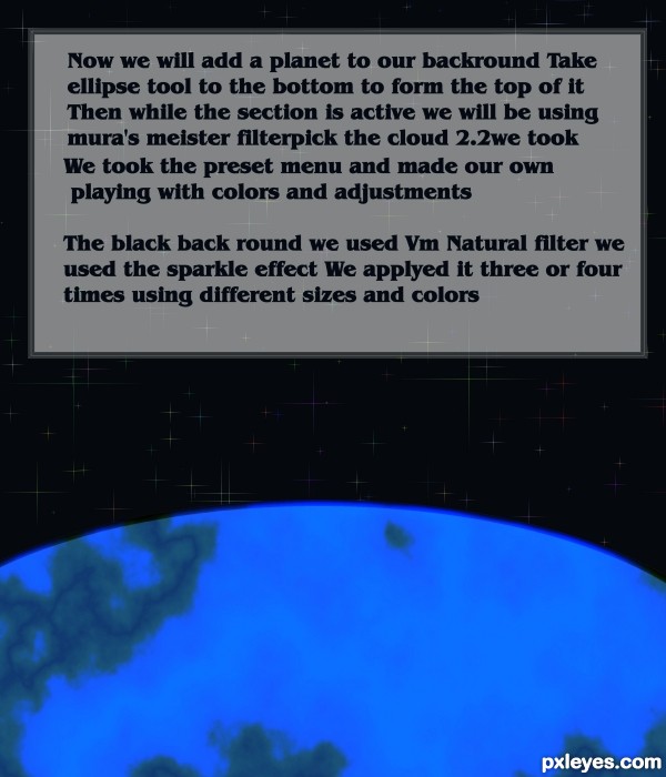 Creation of Look Up In The Sky: Step 6