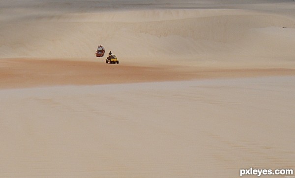 CARS IN DESERT