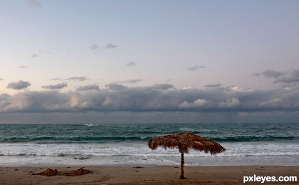 Umbrella at the beach 