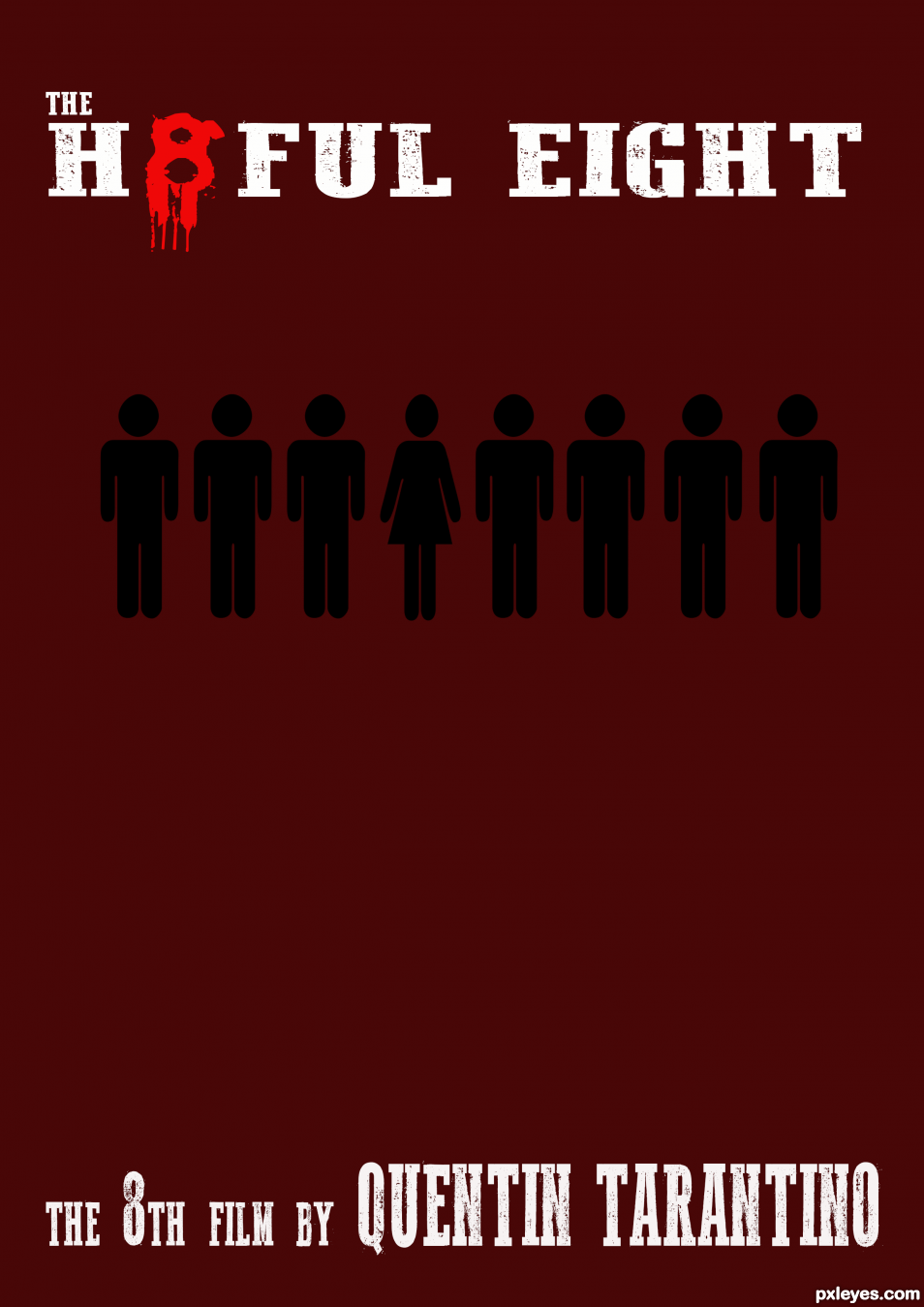 The Hateful Eight Picture By Zizounai For Minimalist Poster 2