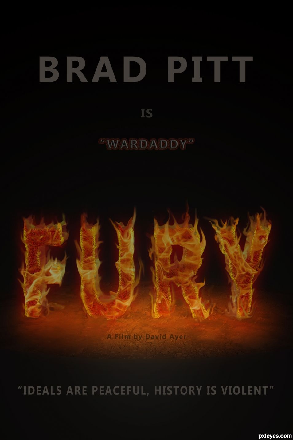 Creation of For the motion picture " Fury "  ( 2014 ): Final Result