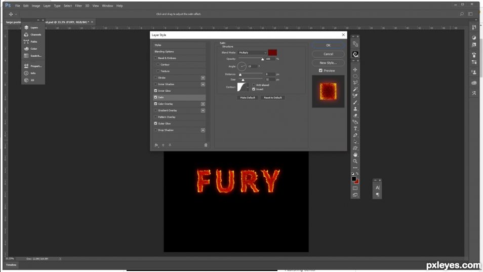 Creation of For the motion picture " Fury "  ( 2014 ): Step 1