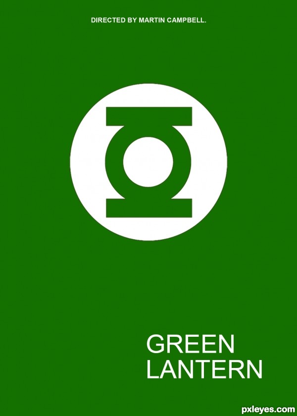 Creation of Green Lantern: Final Result