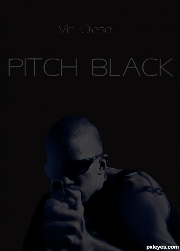 pitch black
