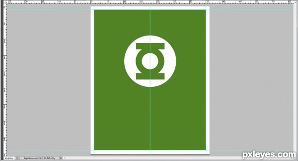 Creation of Green Lantern: Step 2