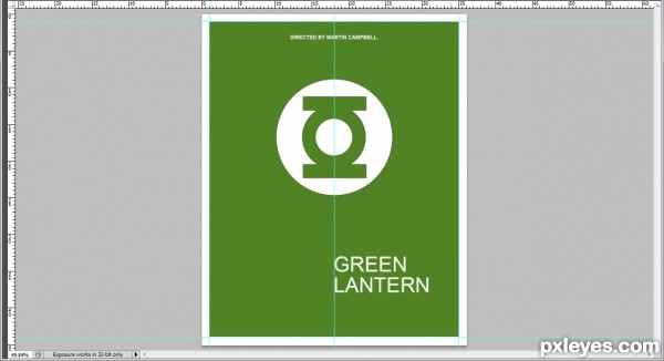 Creation of Green Lantern: Step 3