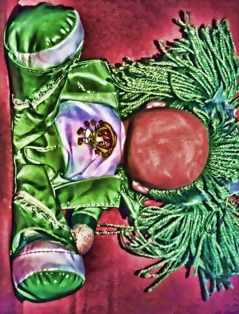 Creation of Punky Boy in Green: Step 2