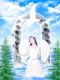 Angelonthegatesofheaven