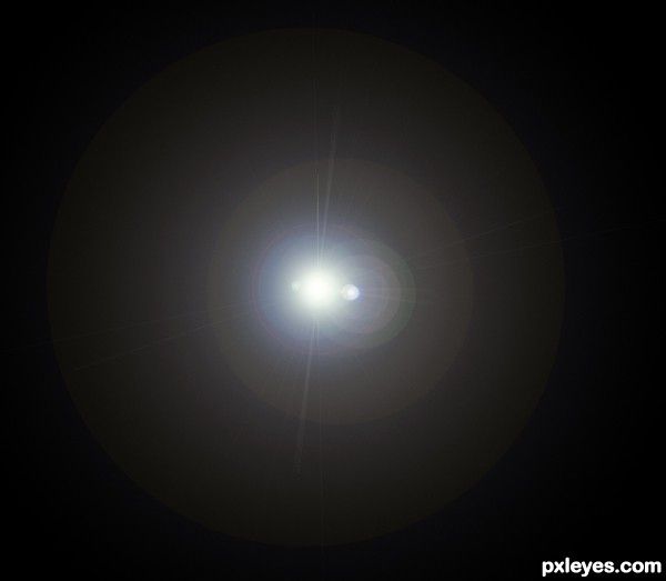 Creation of Weired ring of lights: Step 11