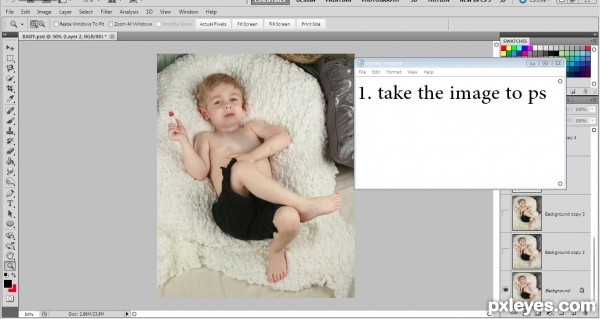 Creation of THE ELEPHANT BOY: Step 1