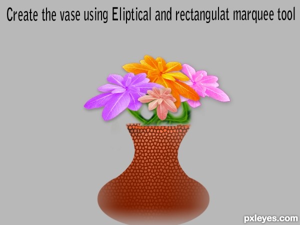 Creation of Flower Vase : Step 2