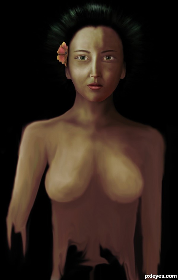 Creation of Geisha: Step 16