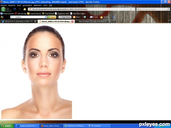 Creation of Futuristic woman: Step 10