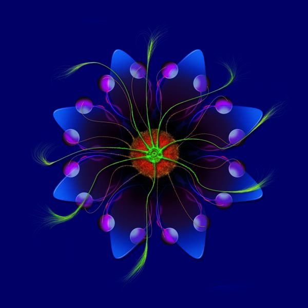 Creation of Stained Glass Flower Redux: Step 5