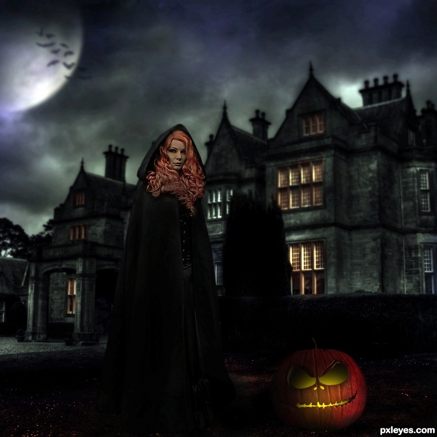 MON HALLOWEEN photoshop picture)