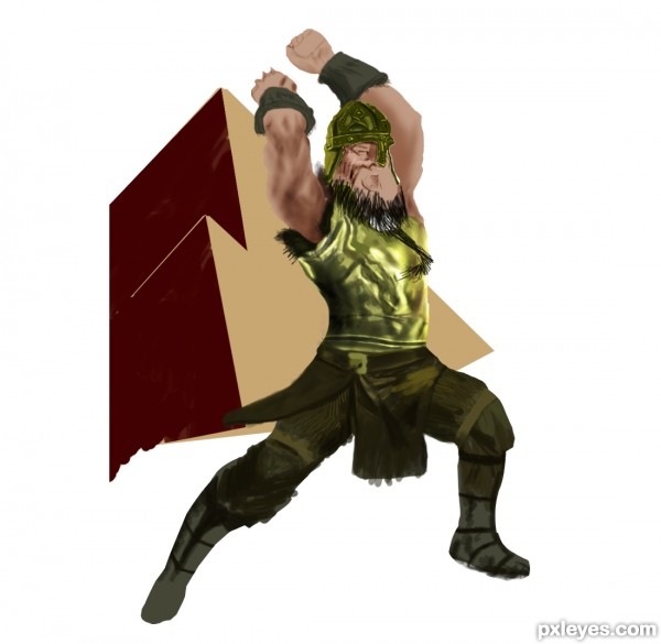 Creation of Alone In The Battlefield: Step 5