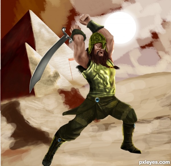 Creation of Alone In The Battlefield: Step 9