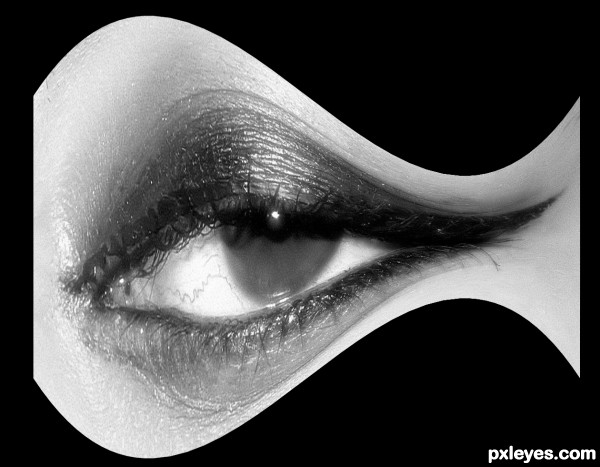Creation of Eye to Butterfly: Step 2