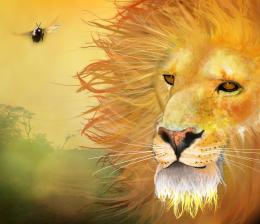 Lion and the Bee