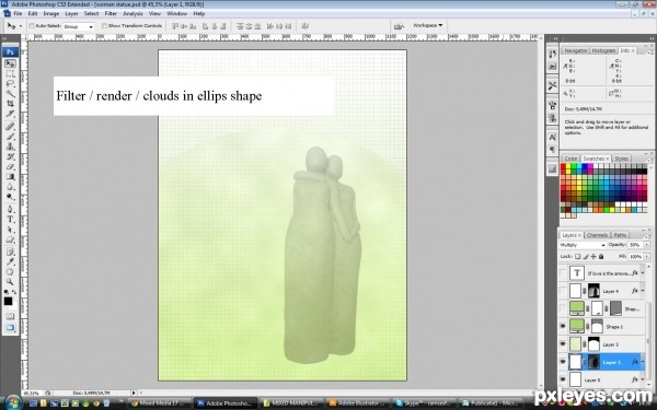 Creation of If love is the answer: Step 8