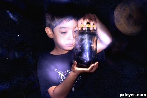 Creation of Lightning in a Jar: Final Result