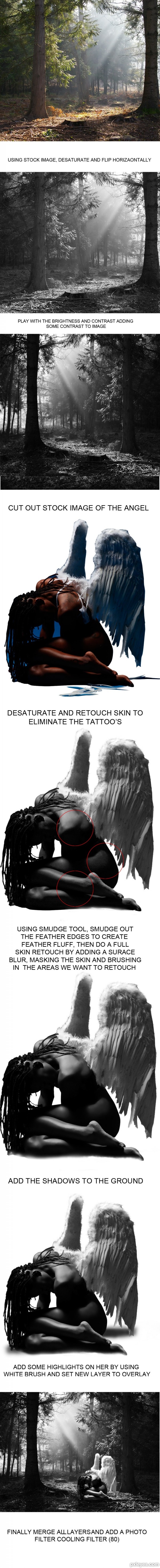 Creation of Abandoned...: Step 1