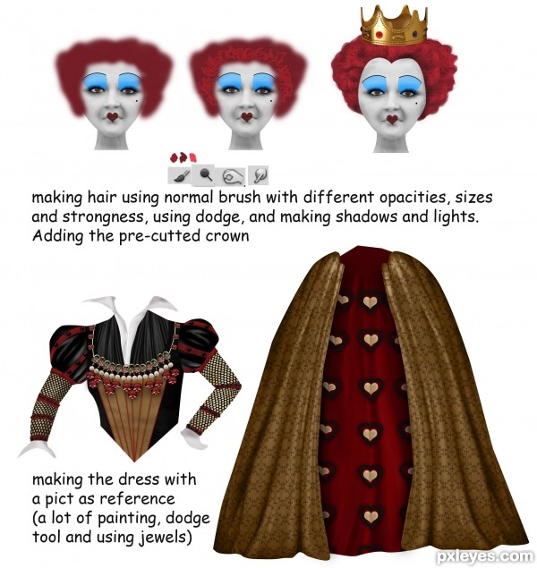 Creation of The Red Queen: Step 2