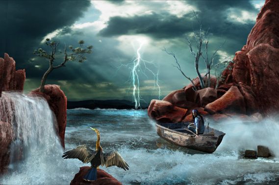 Creation of Stormy Sea: Step 7