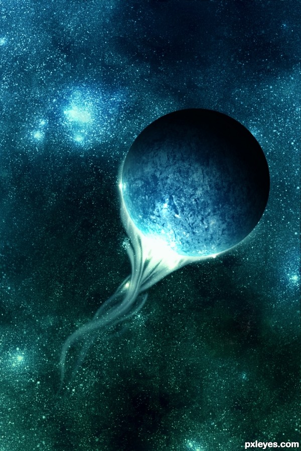 Creation of Beauty of destruction: Step 17