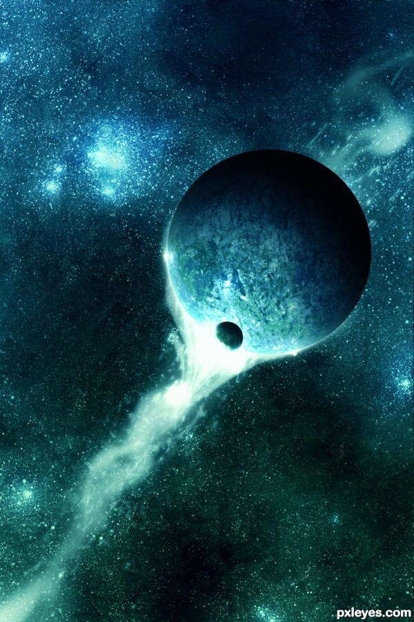 Creation of Beauty of destruction: Step 21