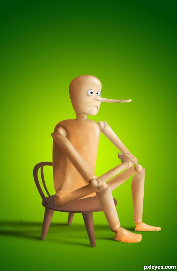 Creation of Pinocchio: Step 10