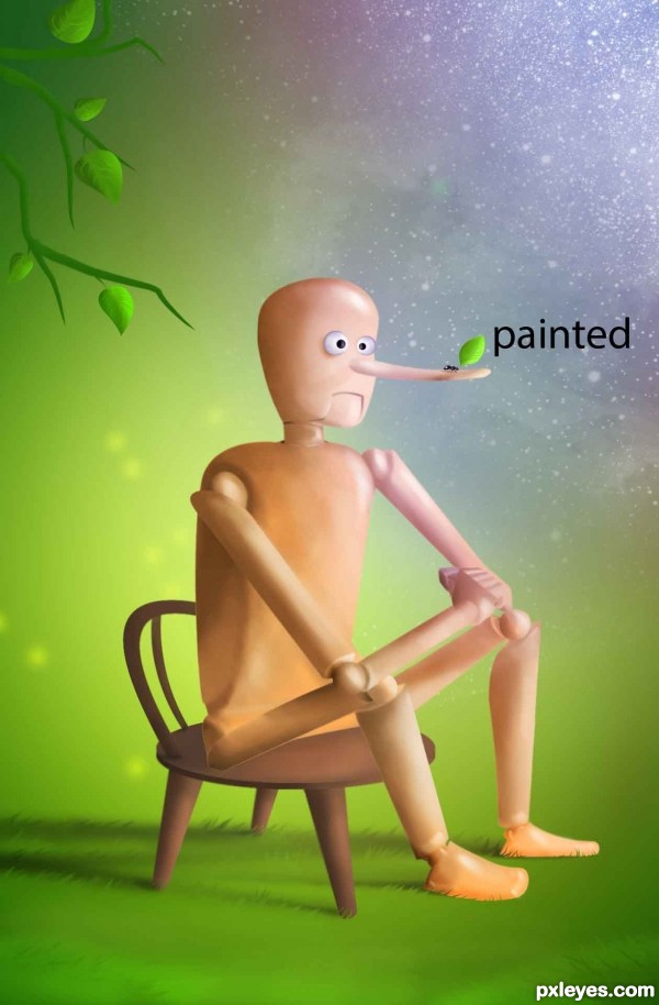 Creation of Pinocchio: Step 14
