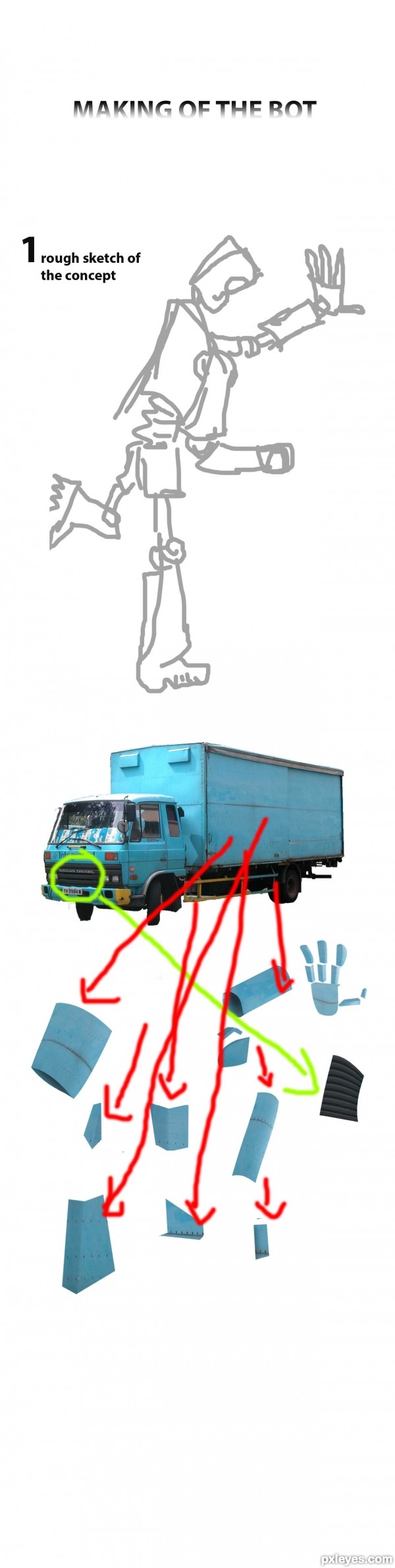 Creation of Flower Bot: Step 1