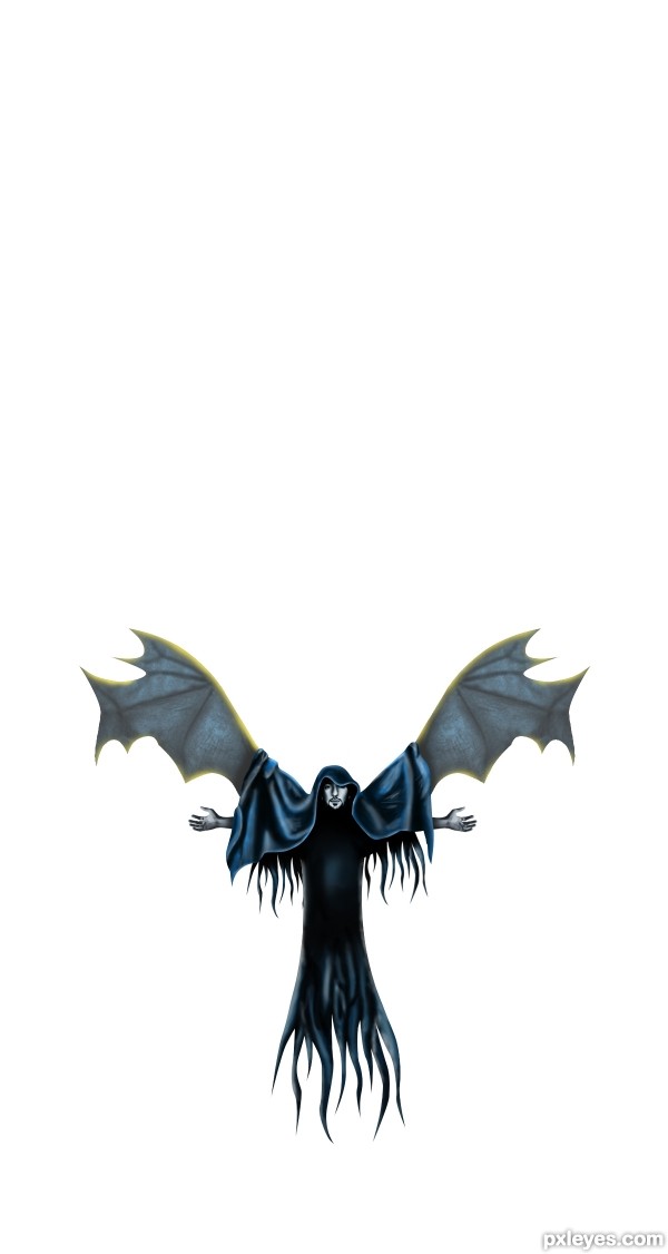 Creation of Fire angel: Step 14