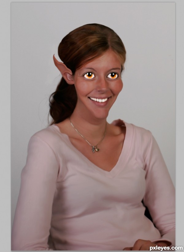 Creation of Elf princess: Step 3