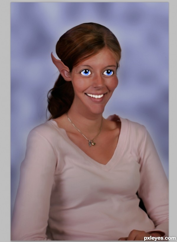 Creation of Elf princess: Step 5