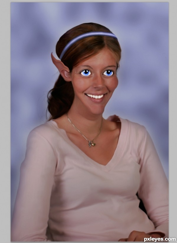Creation of Elf princess: Step 6