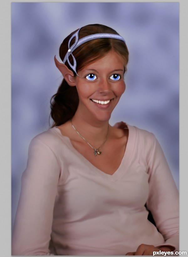 Creation of Elf princess: Step 7