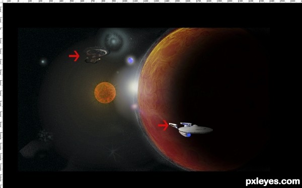 Creation of Gamma Nine Fly-By: Step 10