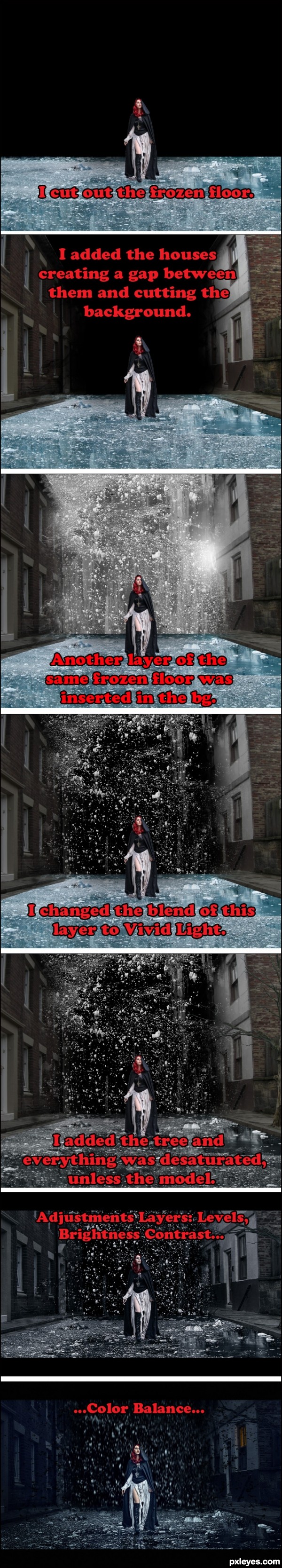Creation of Prelude To Winter: Step 1