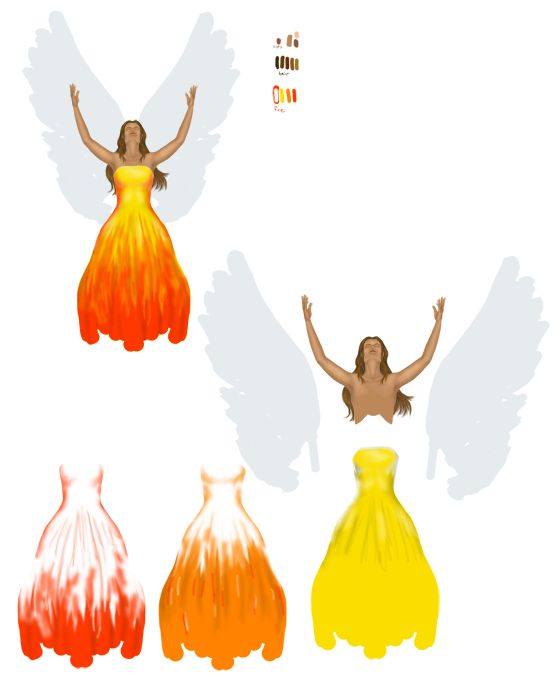 Creation of The Phoenix Rises: Step 3